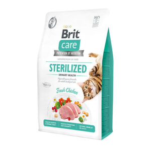Brit Care Cat Grain-Free STERILIZED URINARY HEALTH – Брит храна за маче уринари / стерилизирани (пиле) 7кг.