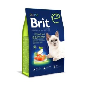 Brit Premium by Nature Cat Sterilized Salmon – Брит храна за маче стерилизирана – ЛОСОС 1кг.