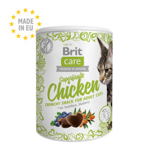 Brit Care Cat Snack Superfruits Chicken – Брит кер закуски за маче (пиле и екстра овошје) 100гр.