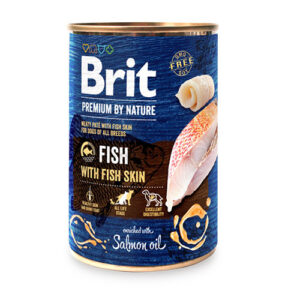 Brit Premium by Nature Fish with Fish Skin – Конзерва за куче (риба) 400гр.