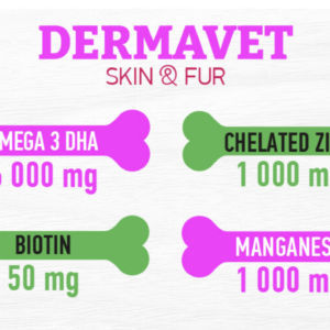 Dr.VET Excellence DERMAVET – 100 Таблети за кожа и крзно
