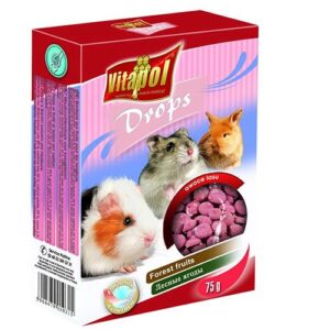 VITAPOL – Витамински топчиња за глодари со вкус на шумско овошје 75гр.
