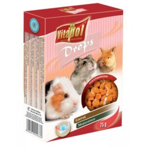 VITAPOL – Витамински топчиња за глодари со вкус на морков 75гр.