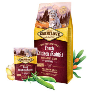 Carnilove (Grain and potato free) – Храна за маче Свеж зајак и пилешко 6кг.
