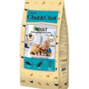 Expert Chat&Chat –Туна и грашок -Комплетна храна за возрасни мачки 15кг.